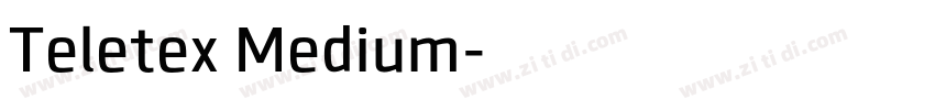 Teletex Medium字体转换